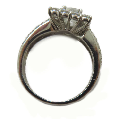 FINE JEWELRY 1.045ct Diamond 1.11ct Diamond Ring PT900 Platinum US#6