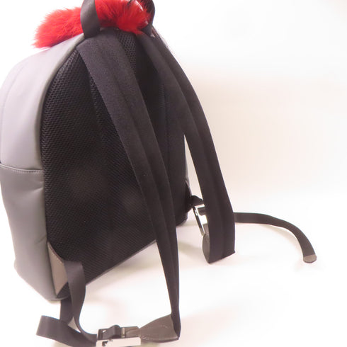 FENDI SHW Monster Bug Backpack Nylon Grey