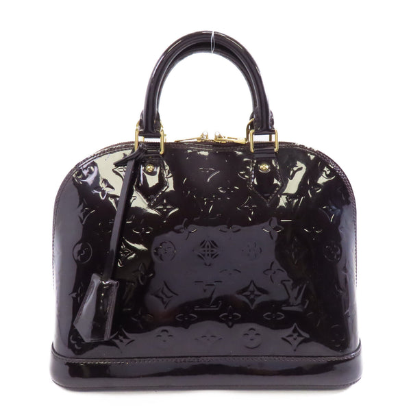 LOUIS VUITTON LV GHW Alma Handbag M12184 Vernis Purple