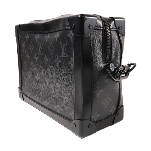 LOUIS VUITTON LV Soft Trunk Shoulder Bag M44730 Monogram Eclipse Black v1