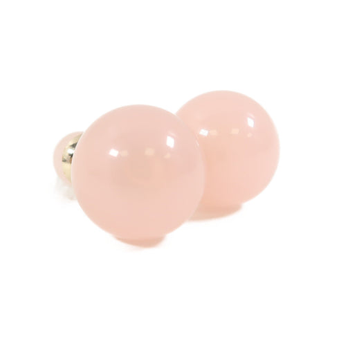 Christian Dior CD Earrings Metal/PVC Pink/Gold