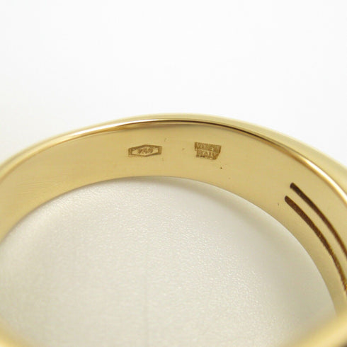 BVLGARI Passo Doppio Ring Diamond Pearl 18KYG Gold US#5.75/BVLGARI#51