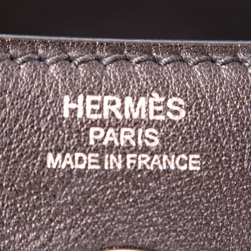 HERMES PHW Lindy 26 2 Way Shoulder Bag Handbag Volupto Leather Black