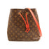LOUIS VUITTON GHW Neo Noe MM Shoulder Handbag M44021 Monogram Coquelicot