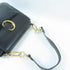 Chloe GHW 2 Way Shoulder Handbag Calfskin Leather Black