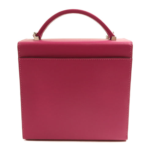 HERMES PHW Cinhetic Bag 2 Way Shoulder Bag Tadelakt Leather Rose Purple