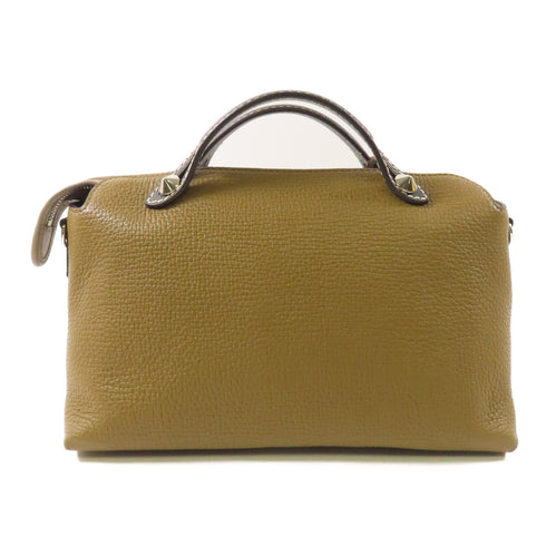 FENDI SHW By The Way Shoulder Bag 8BL124-A41U Calfskin Leather Brown