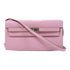 HERMES PHW Kelly To Go Shoulder Bag Epsom Leather Pink/Mauve Sylvestre