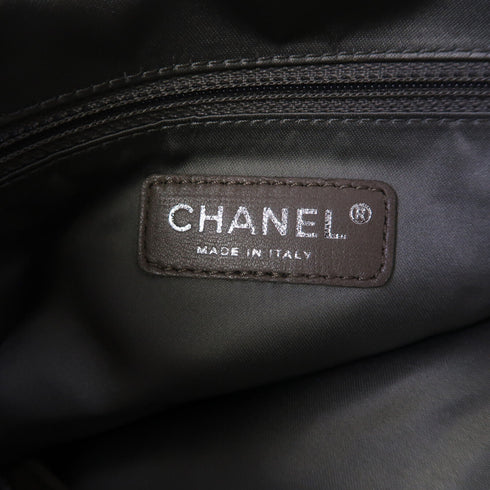 CHANEL CC SHW Reissue Metallic Bag Chain Shoulder Bag Leather Silver