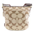 COACH GHW Shoulder Bag F21905 Canvas Brown