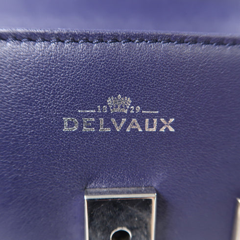 Delvaux SHW Tempete 2 Way Shoulder Bag AA0435AAX046BPA Calfskin Leather Purple