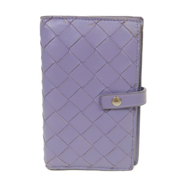 BOTTEGA VENETA BV SHW Wallet Leather Purple
