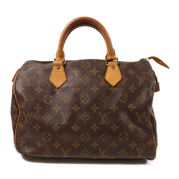 LOUIS VUITTON LV GHW Speedy 30 Handbag M41526 Monogram Brown