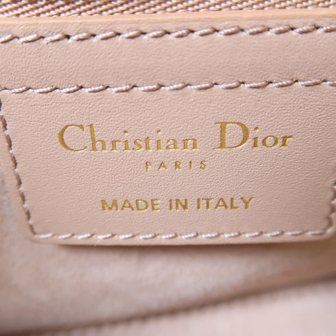 Christian Dior CD GHW Montaigne Avenue Shoulder Bag Calfskin Leather Pink