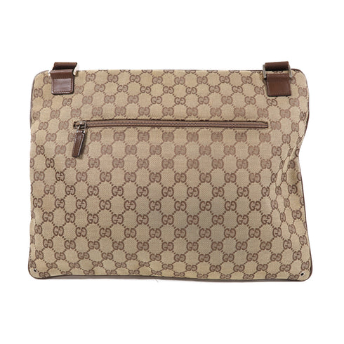GUCCI GG SHW Shoulder Bag 90477 Canvas Brown