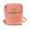 CHANEL Quilted CC GHW Backpack Rucksack Caviar Skin Leather Pink