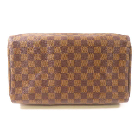 LOUIS VUITTON LV GHW Speedy 30 Handbag N41364 Damier Brown v1
