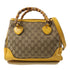 GUCCI GG GHW Diana 2 Way Shoulder Bag Handbag 308360 Canvas/Leather Brown/Yellow
