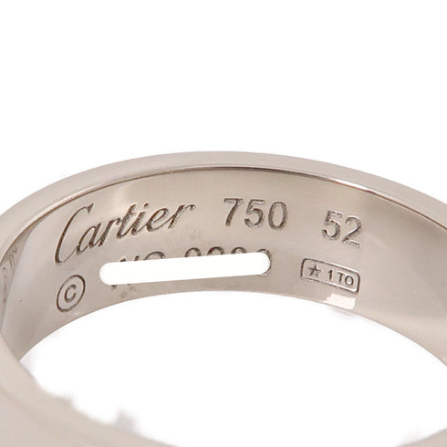 CARTIER Love Ring B4084700 18K White Gold Cartier#52 US#6