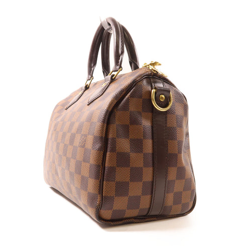 LOUIS VUITTON LV GHW Speedy Bandouliere 25 2 Way Shoulder Bag N41368 Damier