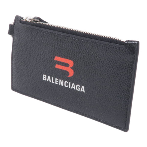 BALENCIAGA SHW Card Case 594548.1069 Calfskin Leather Black