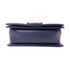 CHANEL CC SHW Boy 20 Chain Shoulder Bag Calfskin Leather Blue