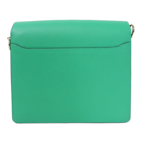 HERMES GHW Roulis 23 Shoulder Bag Evercolor Leather Menthe Green