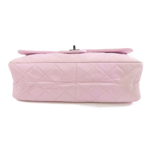 CHANEL Quilted CC SHW 2.55 Chain Shoulder Bag #12874718 Lambskin Leather Pink