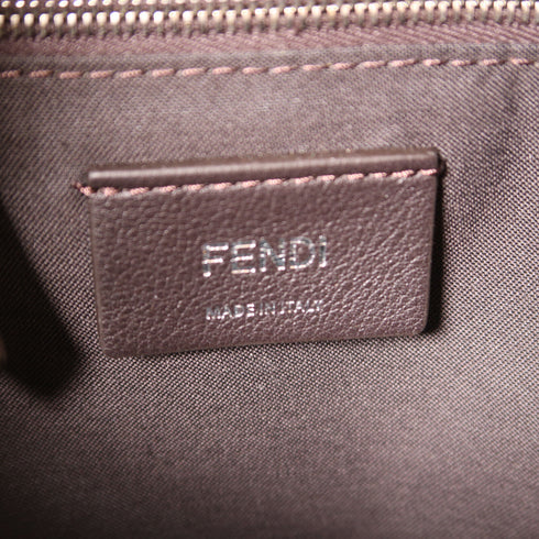 FENDI SHW Backpack Rucksack 8BZ038 Lambskin Leather Beige