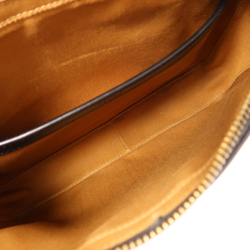 CELINE GHW Messenger Bag Shoulder Bag 194502CIM.38OG Coated Canvas Dark Brown