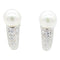MIKIMOTO Diamond Pearl Earrings 18K White Gold