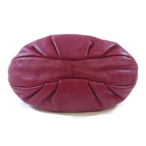 MARC BY MARC JACOBS Mini Natasha Crossbody Shoulder Bag Leather Red