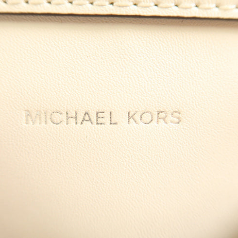 Michael Kors SHW Jet Set Phone Bag 2 Way Bag 32S3SJ6C2L-085 Calfskin White