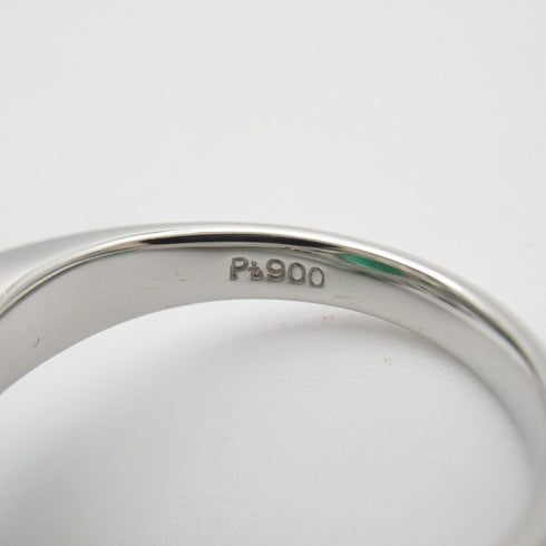 FINE JEWELRY 10.17ct Emerald 1.37 Diamond Ring PT900 Platinum US#6