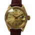 TUDOR Princess Oysterdate 26mm Automatic Watch 92411N Leather/18K Yellow Gold