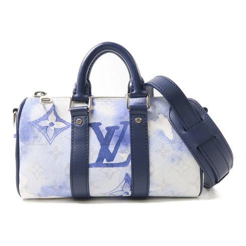 LOUIS VUITTON LV Keepall XS Shoulder Bag M45761 Monogram Watercolor White/Blue