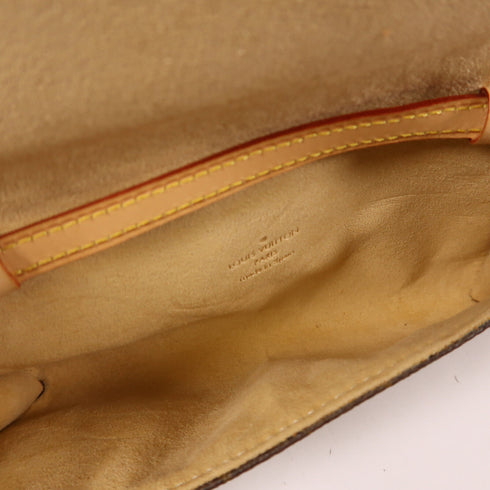 LOUIS VUITTON LV GHW Pochette Twin PM Shoulder Bag M51854 Monogram Brown