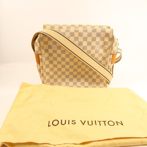 LOUIS VUITTON LV GHW Naviglio Crossbody Shoulder Bag N51189 Damier Azur