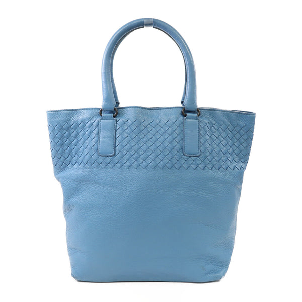 BOTTEGA VENETA BV Handbag/Tote Bag Calfskin Leather Blue