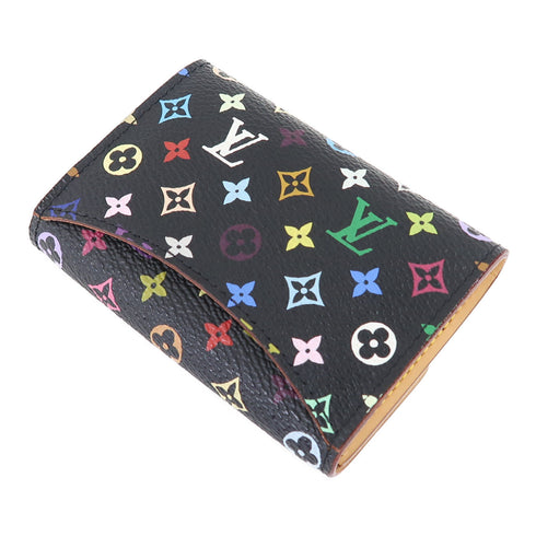 LOUIS VUITTON LV GHW Card Case/Card Holder M66561 Monogram Multicolore Black