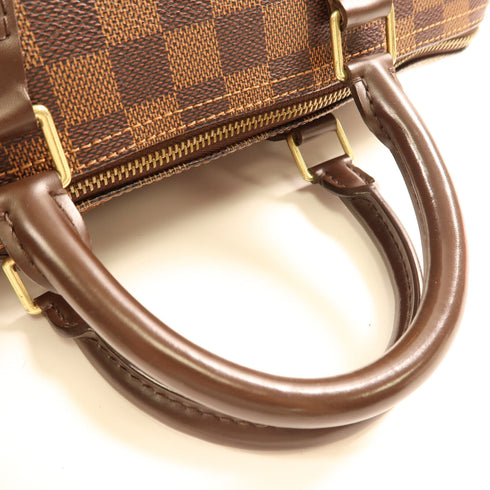 LOUIS VUITTON LV GHW Speedy Hand 30 Bag N41364 Damier Ebene Brown