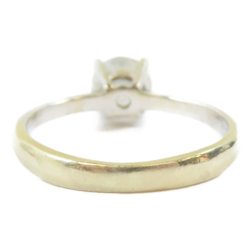 FINE JEWELRY 0.72ct Diamond Ring 18K White Gold US#5
