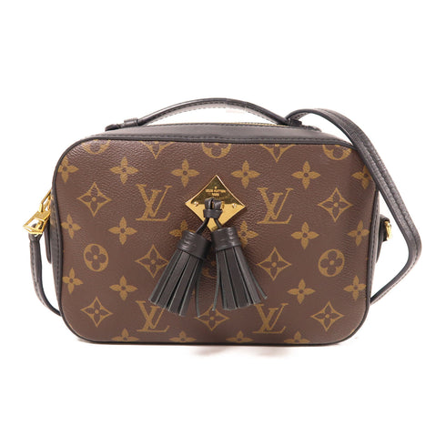 LOUIS VUITTON LV GHW Saintonge 2 Way Bag M43555 Monogram Brown/Black