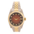 ROLEX Datejust Automatic Watch 68273 18K Yellow Gold/Stainless Steel Red