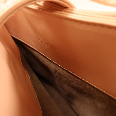 BOTTEGA VENETA BHW 2 Way Shoulder Bag Calfskin Leather Pink