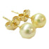 MIKIMOTO Pearl Earrings 18K Yellow Gold