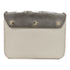 Furla GHW Chain Shoulder Bag Calfskin Leather White/Grey