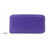 HERMES PHW Azap Long Wallet Epsom Leather Cassis Purple