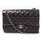 CHANEL CC SHW Large Classic Chain Shoulder Bag Lambskin Leather