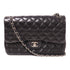 CHANEL CC SHW Large Classic Chain Shoulder Bag Lambskin Leather
